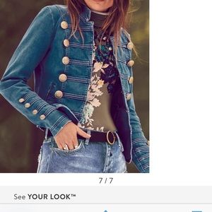 Free people military jacket